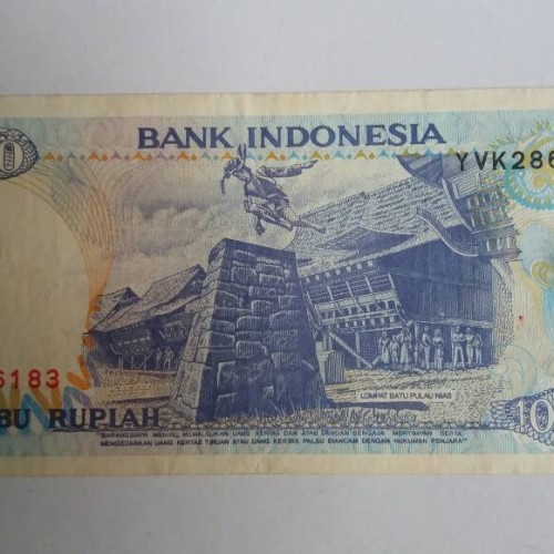 Detail Gambar Mata Uang Kertas 1000 Nomer 51