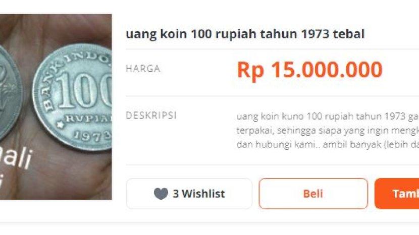 Detail Gambar Mata Uang Receh 100 Nomer 24