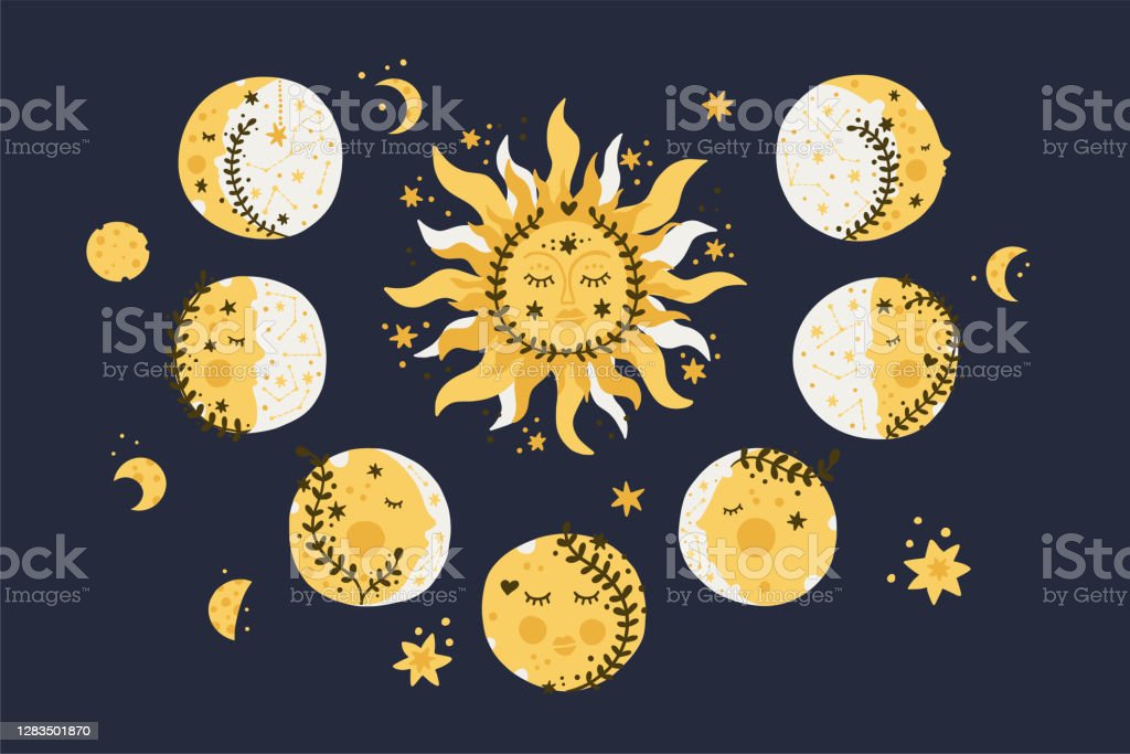 Detail Gambar Matahari Bulan Dan Bintang Nomer 48