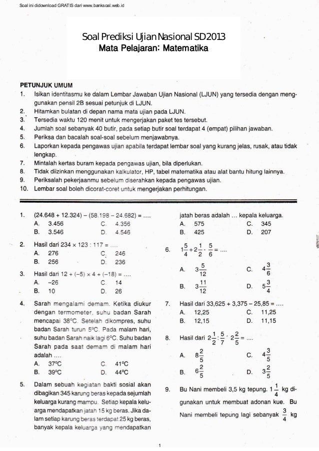 Detail Gambar Matematika Sd Nomer 25