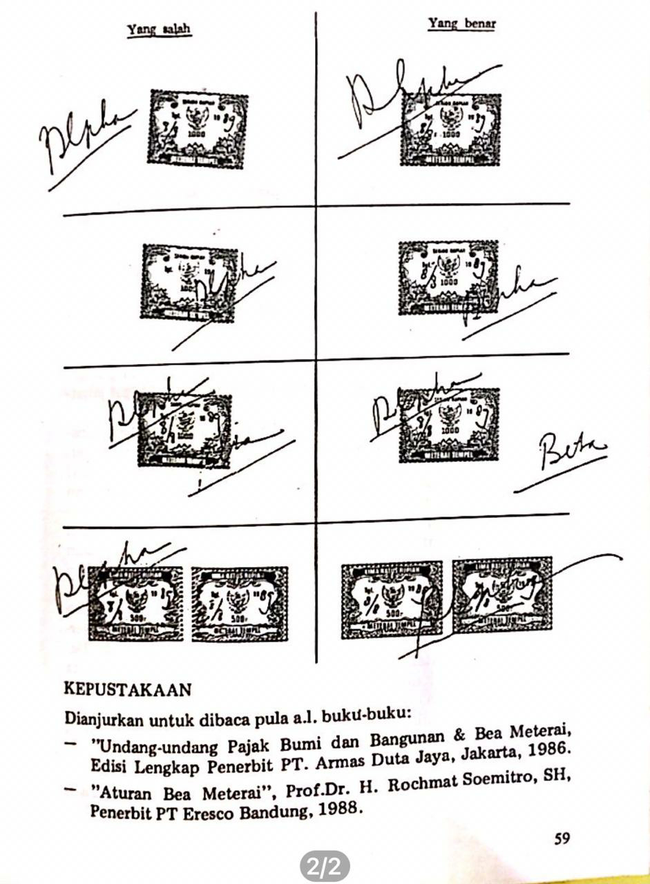 Detail Gambar Materai Hitam Putih Nomer 6