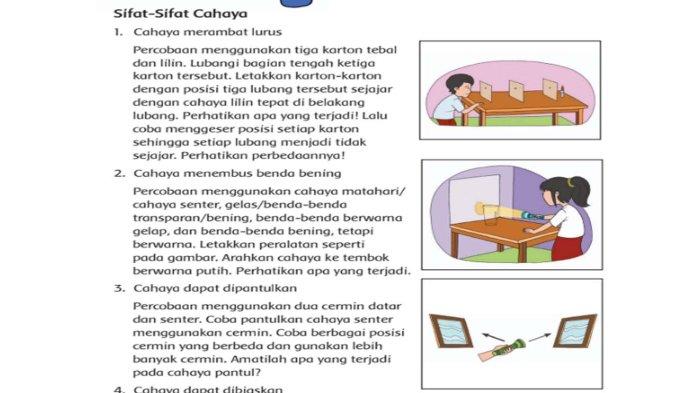 Detail Gambar Materi Cahaya Kelas 4 Nomer 19