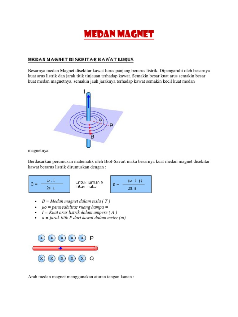 Detail Gambar Medan Magnet Disekitar Arus Listrik Nomer 21