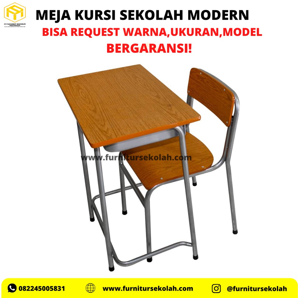 Detail Gambar Meja Bangku Belajar Siswasd Nomer 5