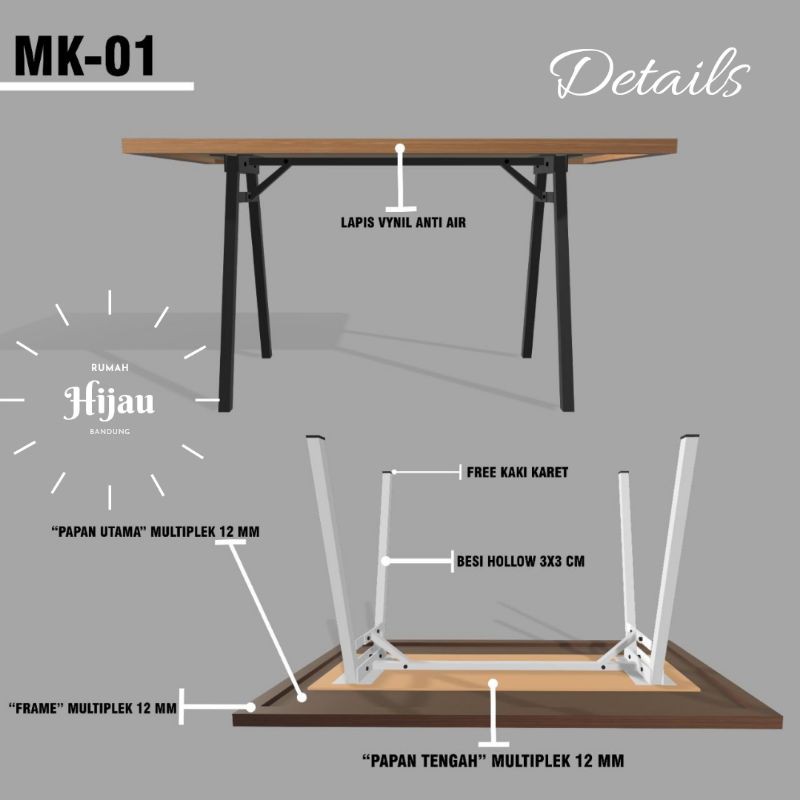 Detail Gambar Meja Belajar Dari Besi Hollow Nomer 55