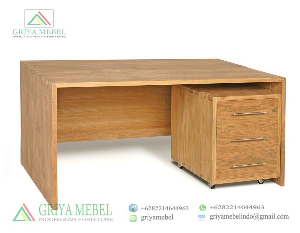 Detail Gambar Meja Kantor Kayu Nomer 38