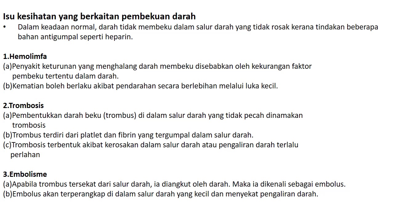 Detail Gambar Mekanisme Pembekuan Darah Nomer 43