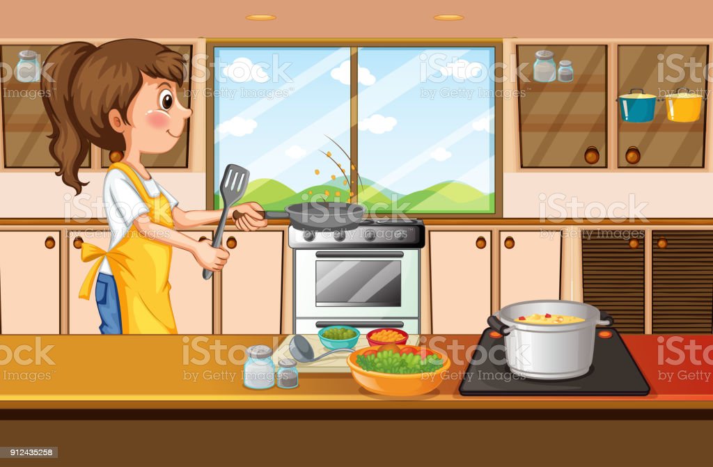 Detail Gambar Memasak Di Dapur Nomer 35