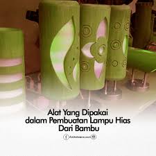 Detail Gambar Membuat Lampu Hias Dengan Bahan Bambu Nomer 38