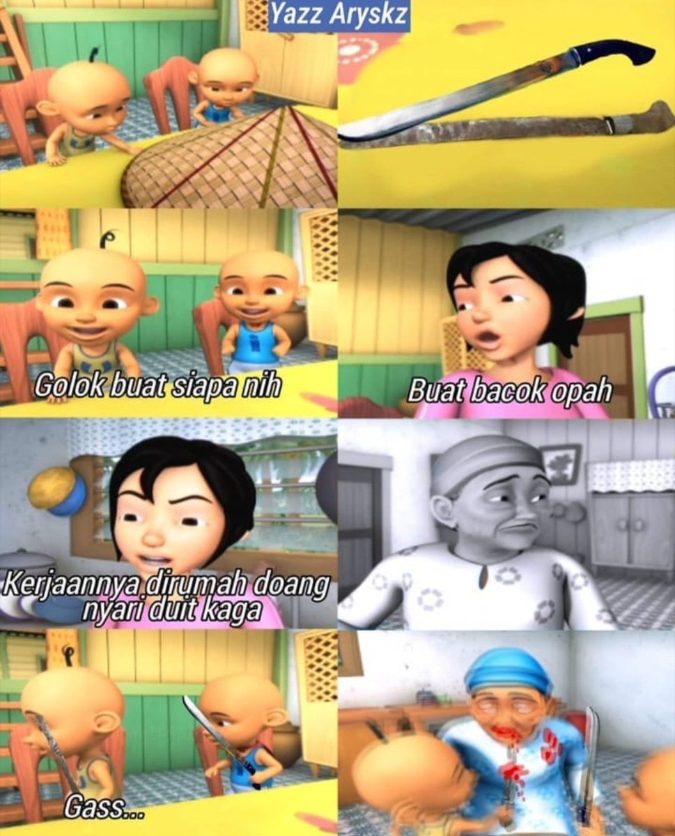 Detail Gambar Meme Lucu Upin Ipin Nomer 40