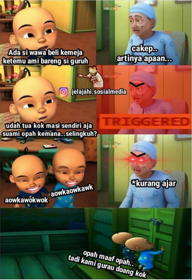 Detail Gambar Meme Lucu Upin Ipin Nomer 10