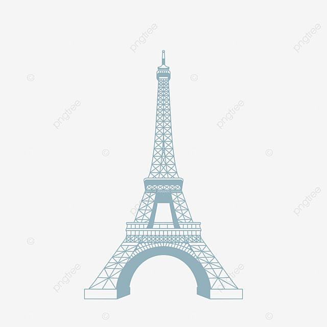 Detail Gambar Menara Eiffel Dalam Bentuk Kartun Nomer 9