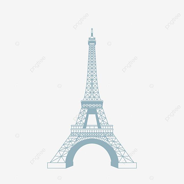 Detail Gambar Menara Eiffel Dalam Bentuk Kartun Nomer 9