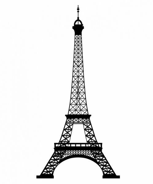 Detail Gambar Menara Eiffel Hitam Putih Nomer 6