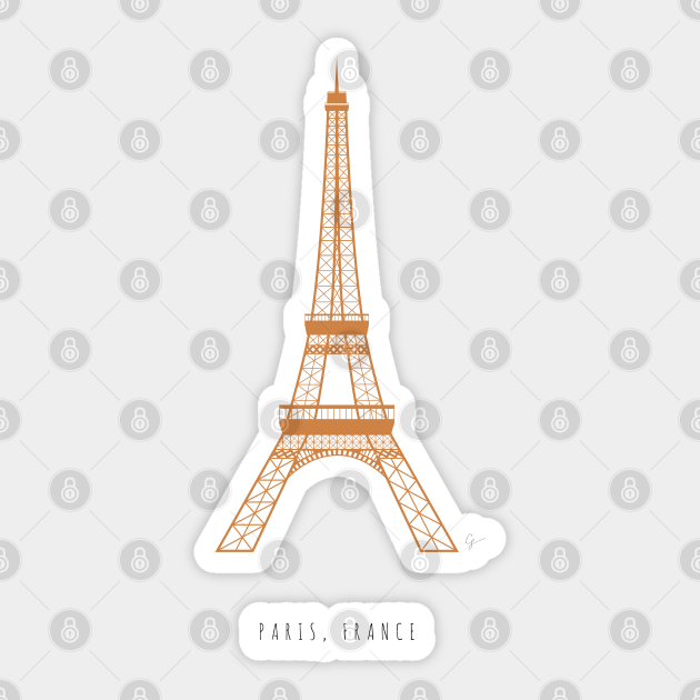 Detail Gambar Menara Eiffel Versi Kartun Nomer 45