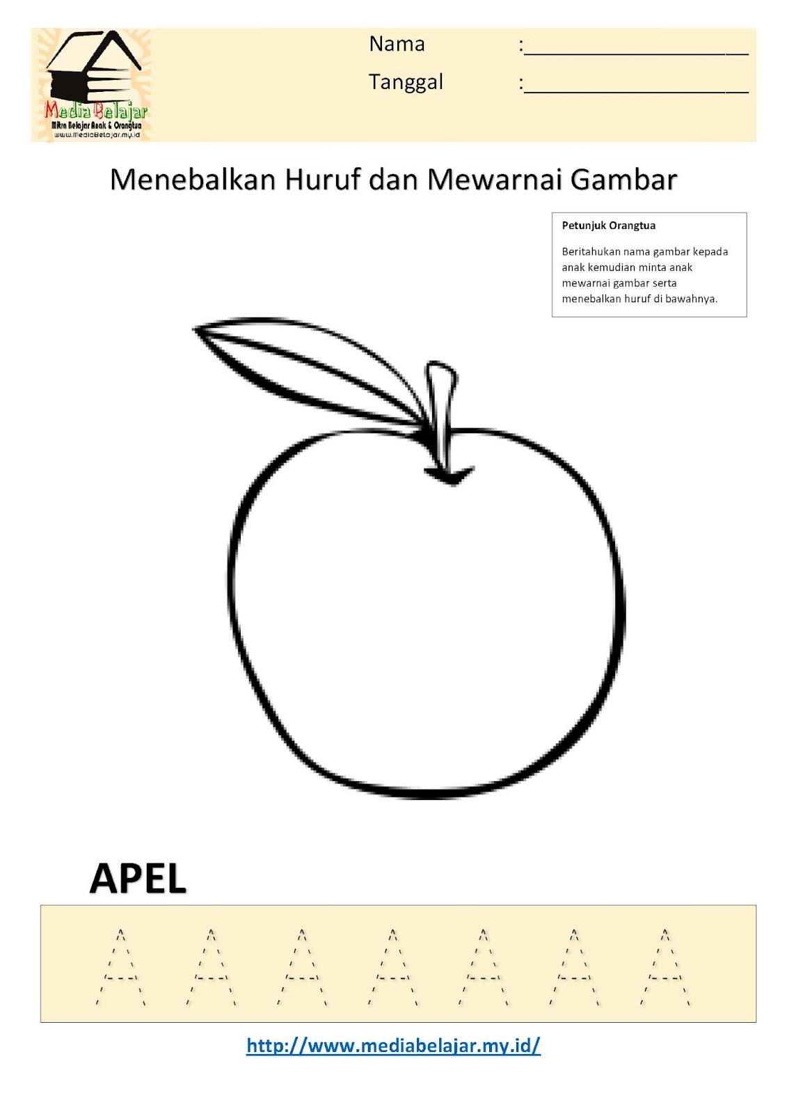 Detail Gambar Menebali Huruf Nomer 42