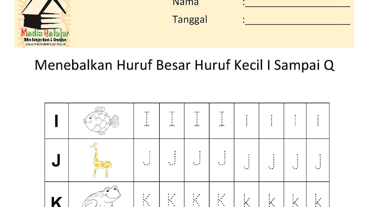 Detail Gambar Menebali Huruf Nomer 50