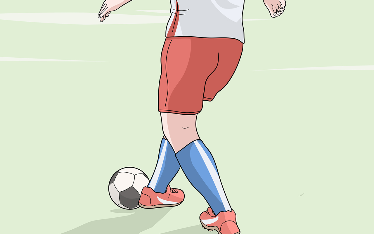 Detail Gambar Menendang Dengan Kaki Bagian Dalam Nomer 6