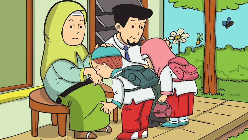 Gambar Menghormati Ibu Bapa - KibrisPDR