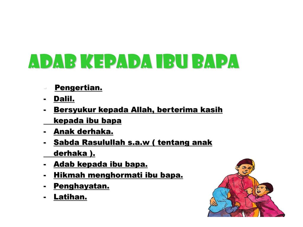 Detail Gambar Menghormati Ibu Bapa Nomer 34