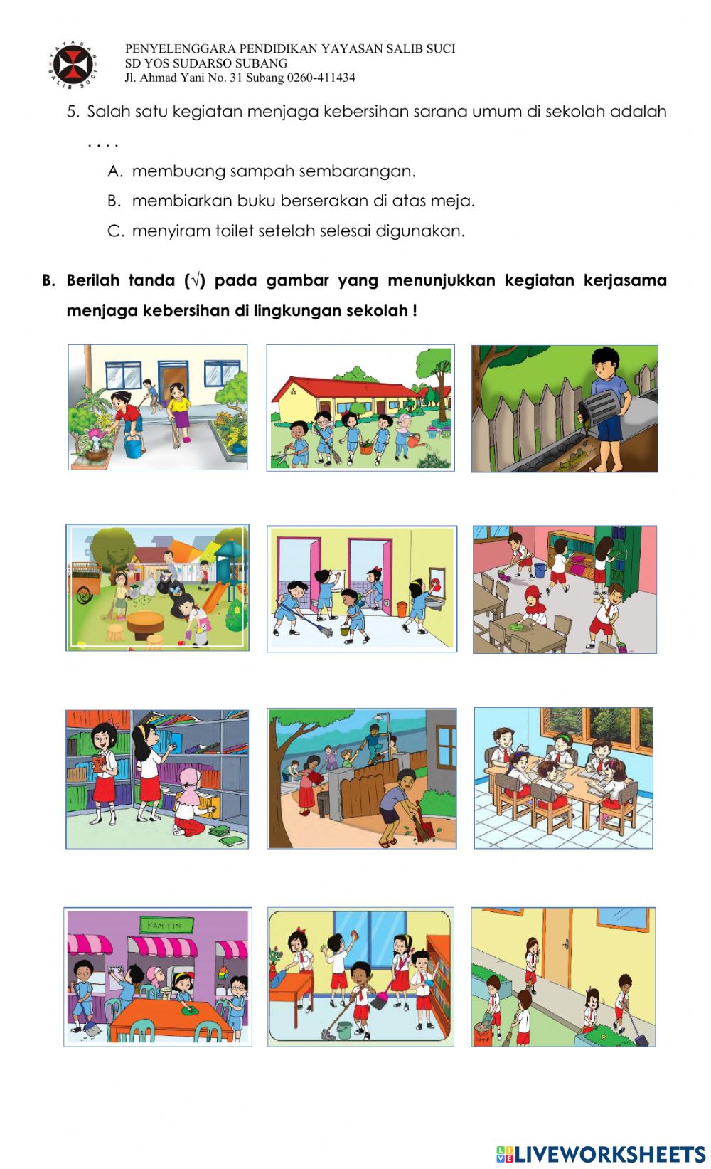 Detail Gambar Menjaga Lingkungan Sekolah Nomer 41