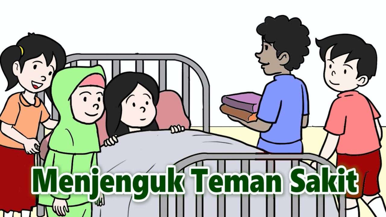 Detail Gambar Menjenguk Teman Animasi Nomer 6