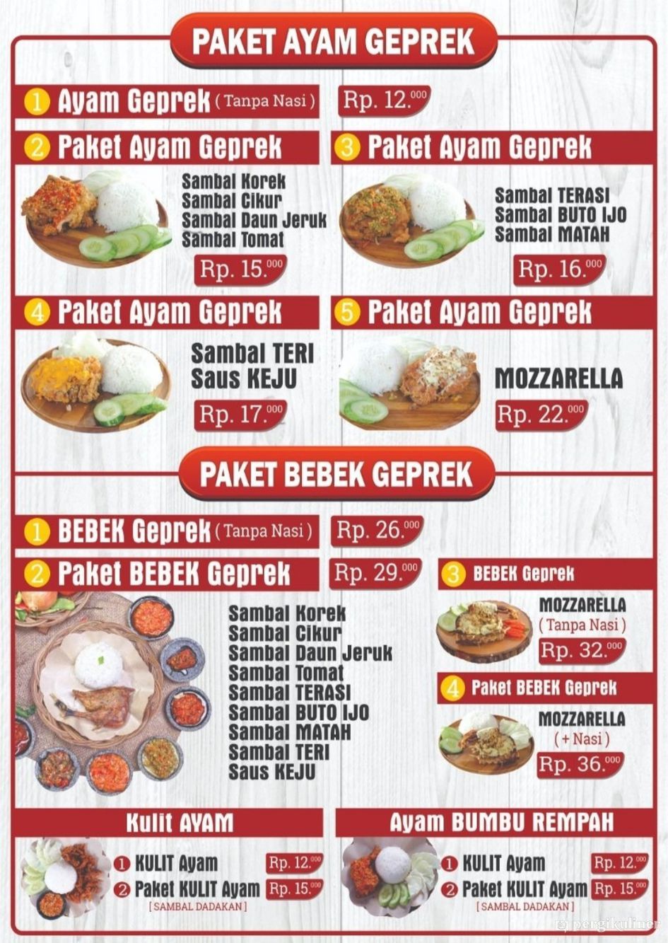 Detail Gambar Menu Ayam Geprek Nomer 2