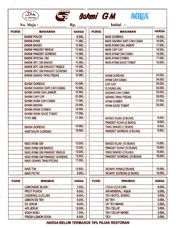 Detail Gambar Menu Bakmi Nomer 12