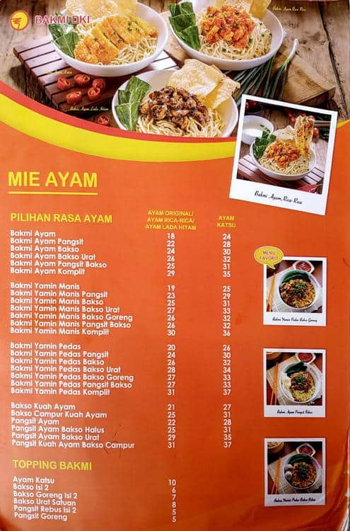 Detail Gambar Menu Bakmi Nomer 19