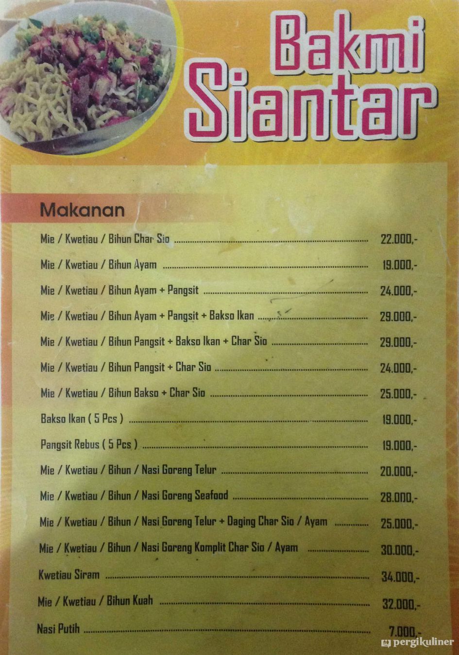 Detail Gambar Menu Bakmi Nomer 27