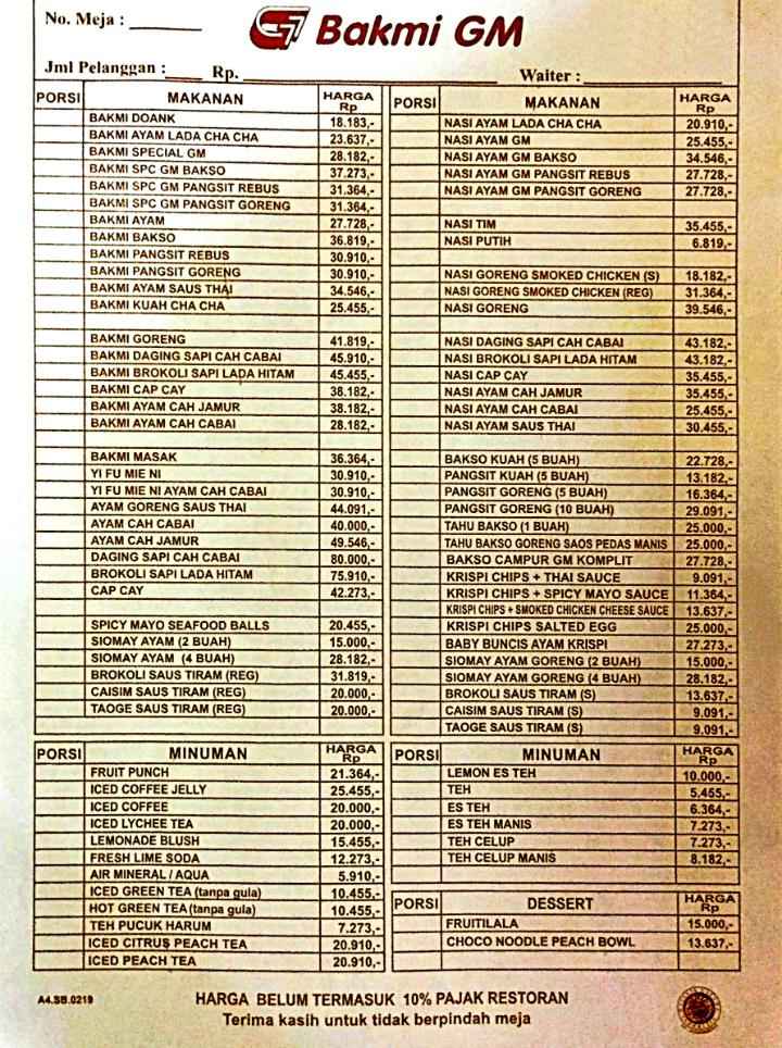 Detail Gambar Menu Bakmi Nomer 6