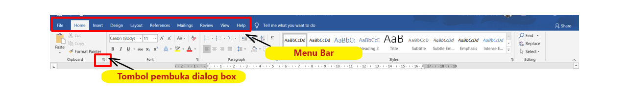 Detail Gambar Menu Bar Pada Microsoft Word Nomer 24