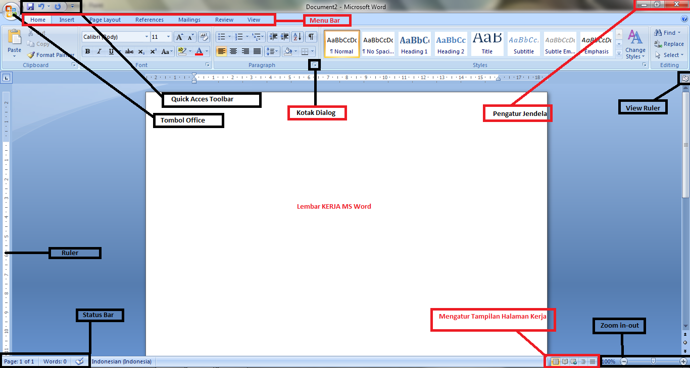 Detail Gambar Menu Bar Pada Microsoft Word Nomer 6