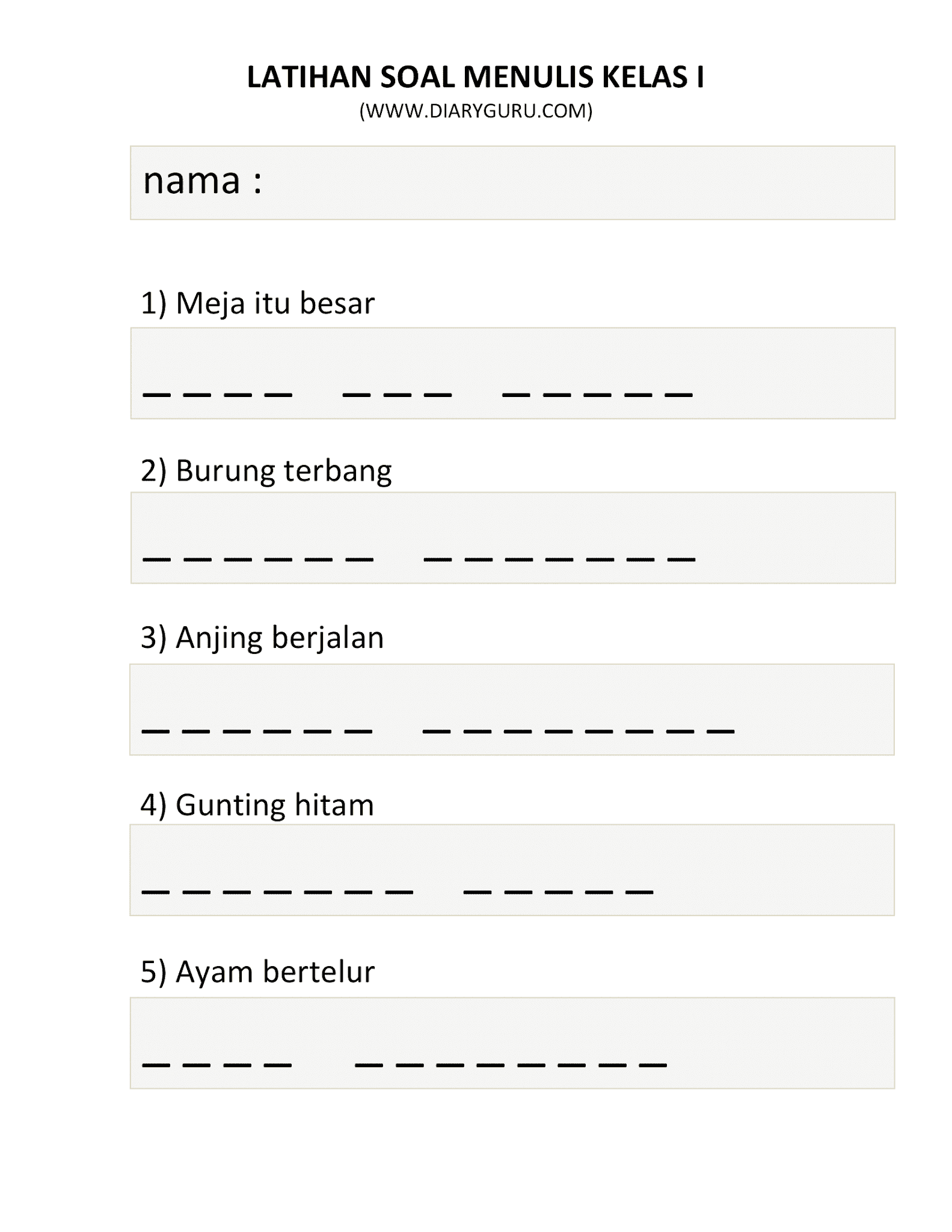 Detail Gambar Menulis Di Kelas Nomer 25