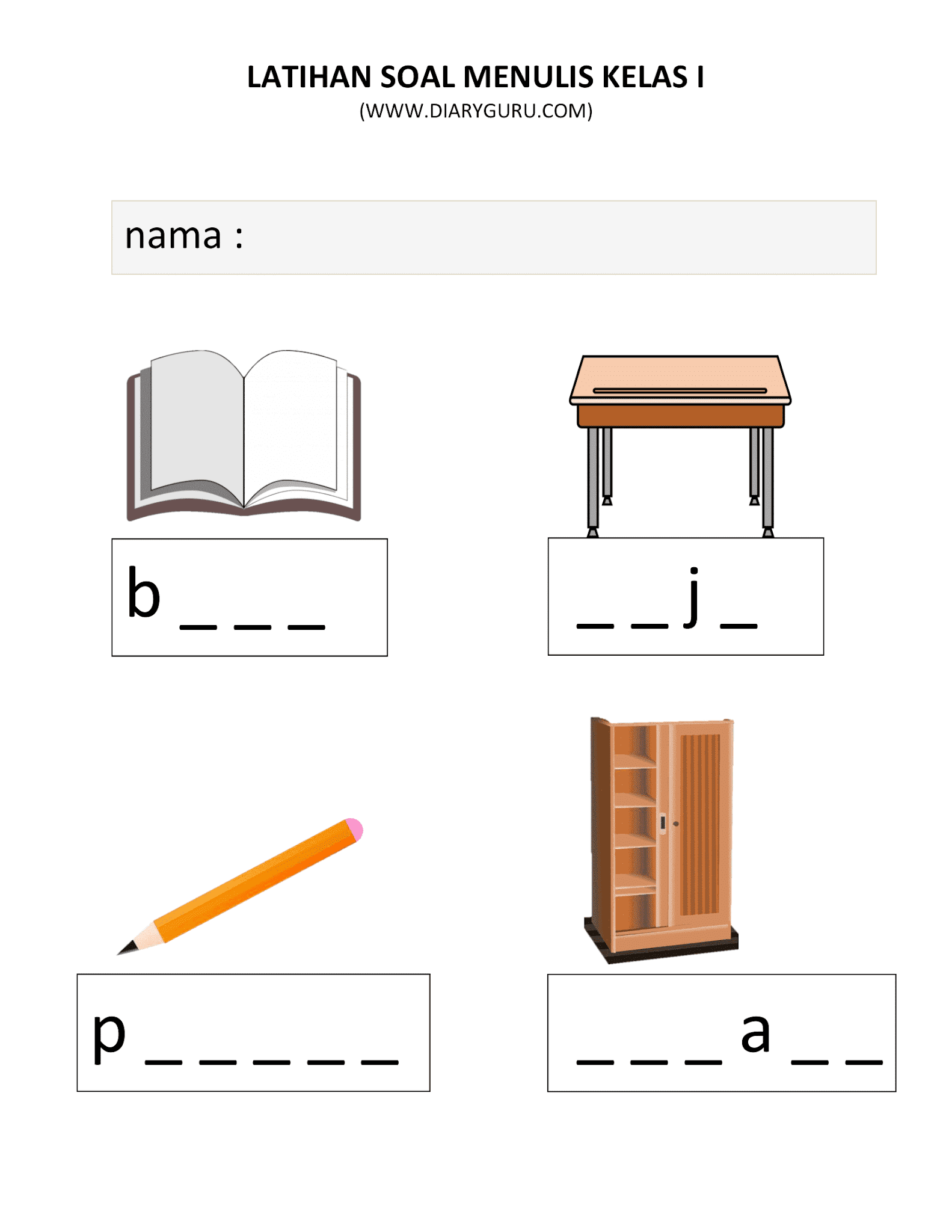 Detail Gambar Menulis Di Kelas Nomer 5