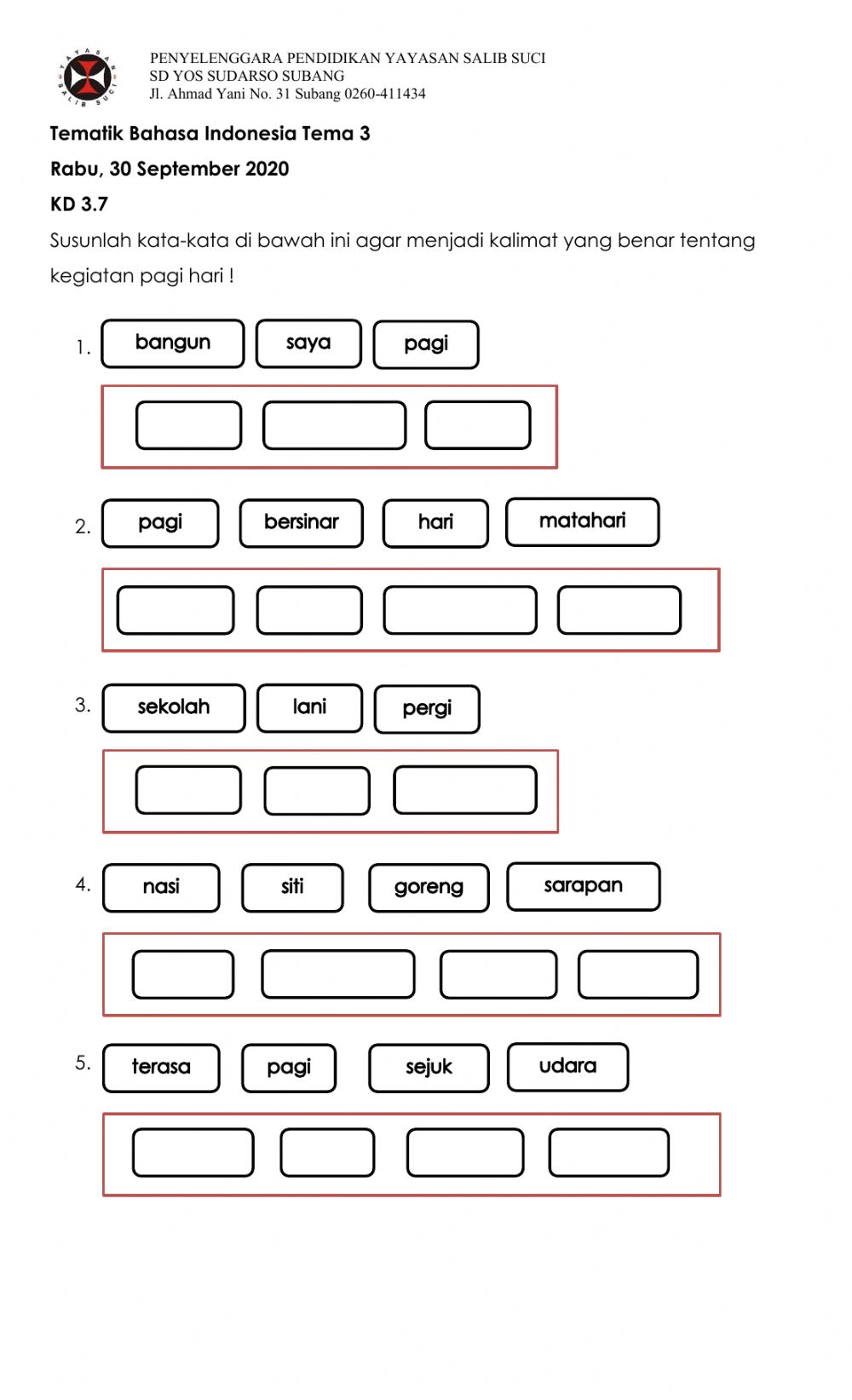 Detail Gambar Menyusun Kata Dan Gambar Nomer 2