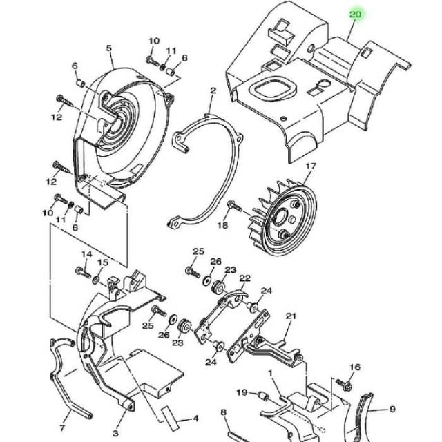 Detail Gambar Mesin Mio Sporty Nomer 24