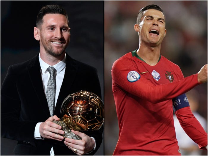 Detail Gambar Messi Dan Ronaldo Nomer 30