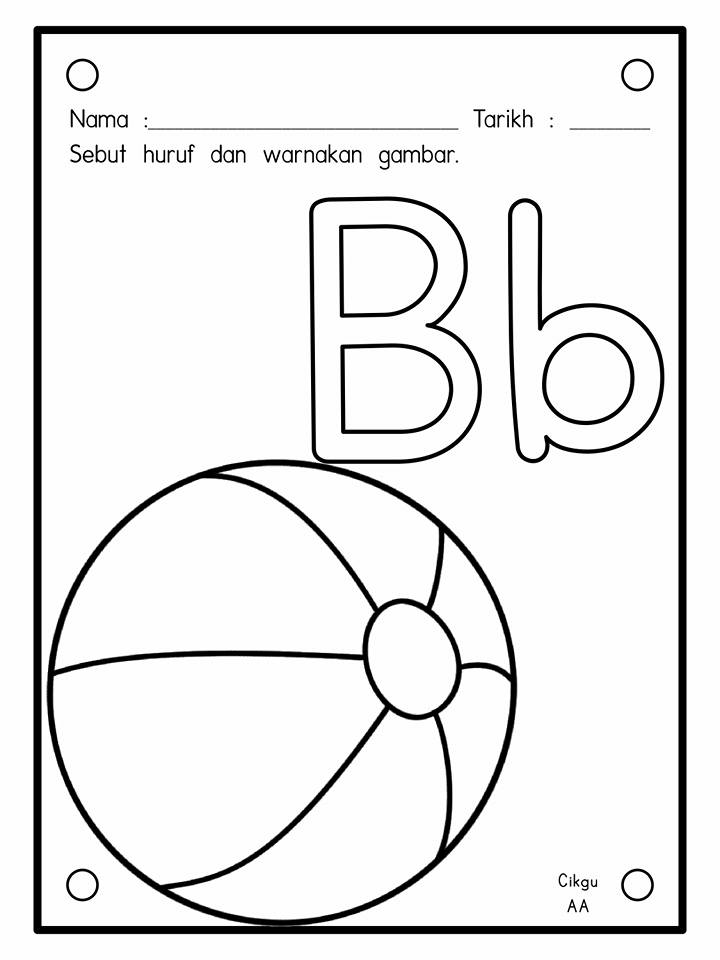 Detail Gambar Mewarna Abc Nomer 36