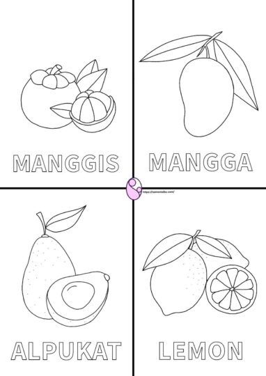 Detail Gambar Mewarna Buah Apel Gambar Mewarna Awan Nomer 53