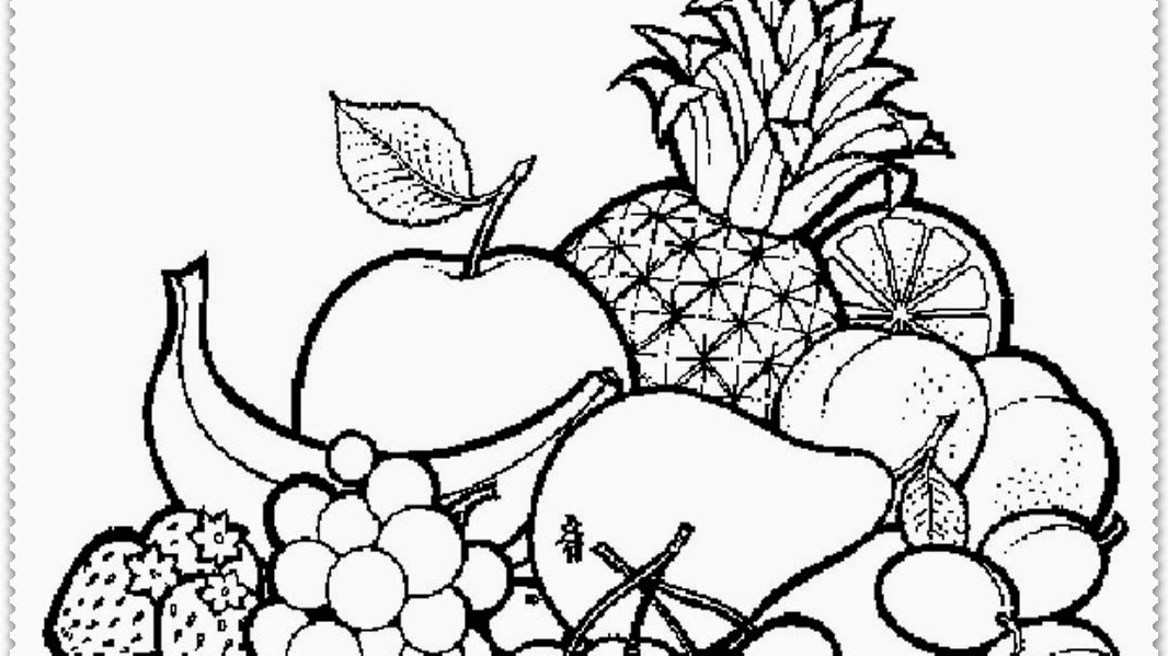 Detail Gambar Mewarna Buah Buahan Nomer 17