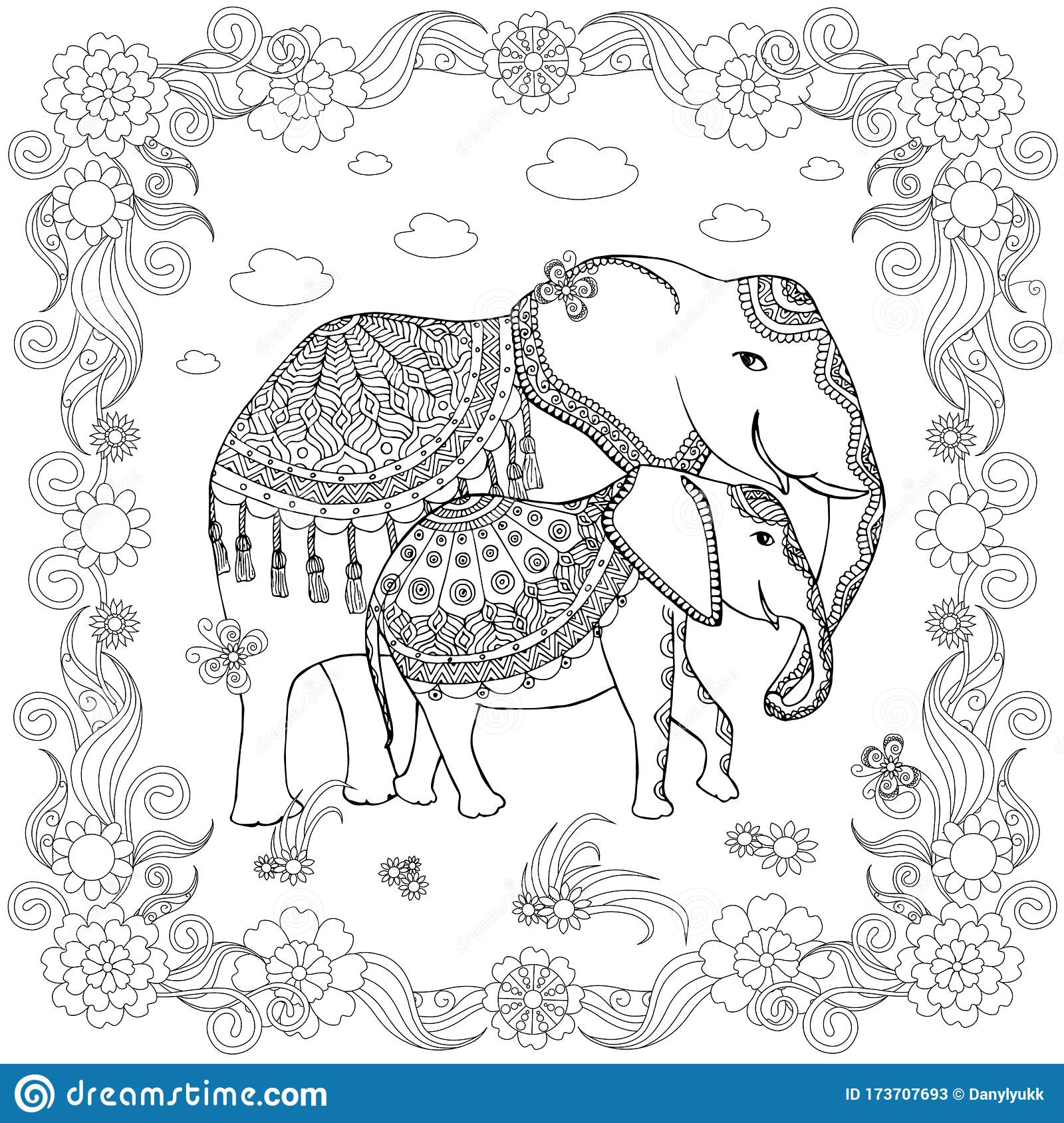 Detail Gambar Mewarna Colouring Picture Mount Nomer 8