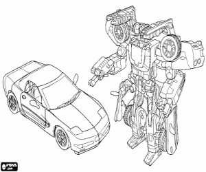 Detail Gambar Mewarna Transformer Nomer 28