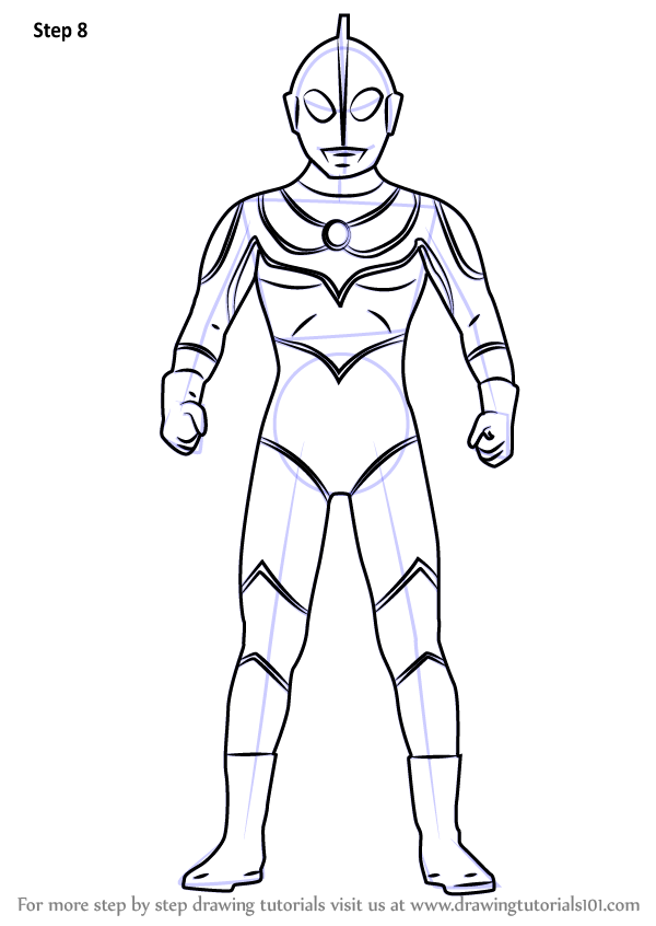 Detail Gambar Mewarna Ultraman Nomer 33