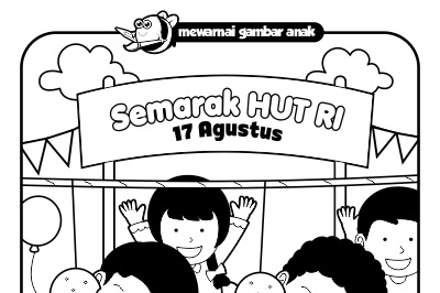 Detail Gambar Mewarnai 17an Nomer 36