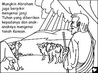 Detail Gambar Mewarnai Abraham Nomer 11