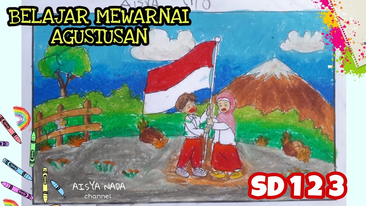 Detail Gambar Mewarnai Agustusan Nomer 36