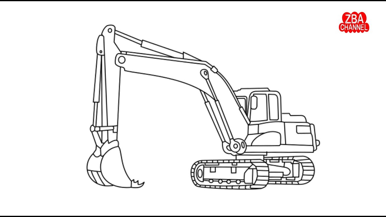 Detail Gambar Mewarnai Alat Berat Nomer 24