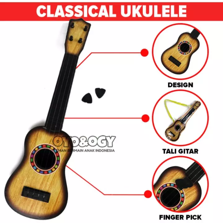 Detail Gambar Mewarnai Alat Musik Okulele Nomer 9