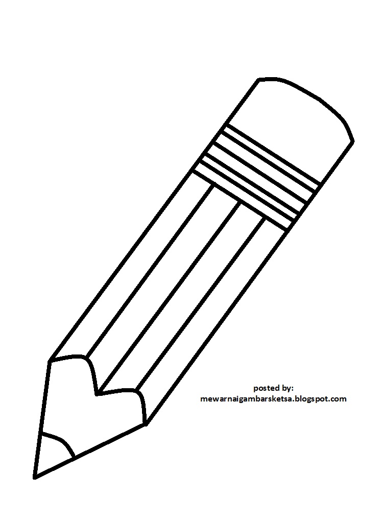 Detail Gambar Mewarnai Alat Tulis Nomer 8